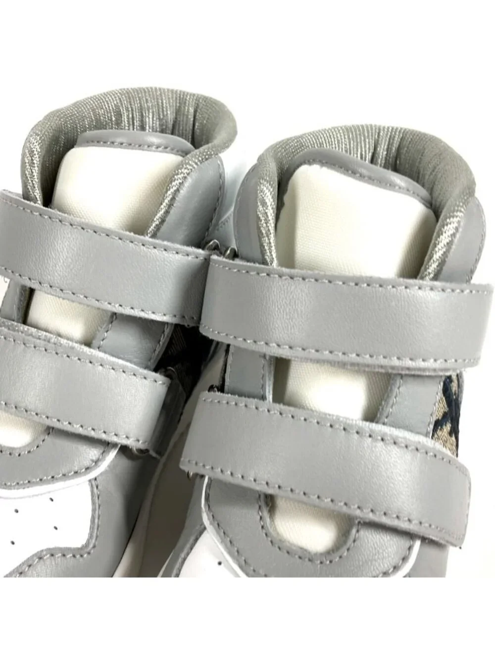 Dior Sneakers Baby Uptown Low Top Leather Gray - Picture 3 of 9